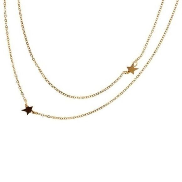 Jennifer Zeuner Jewelry - Star Double Necklace